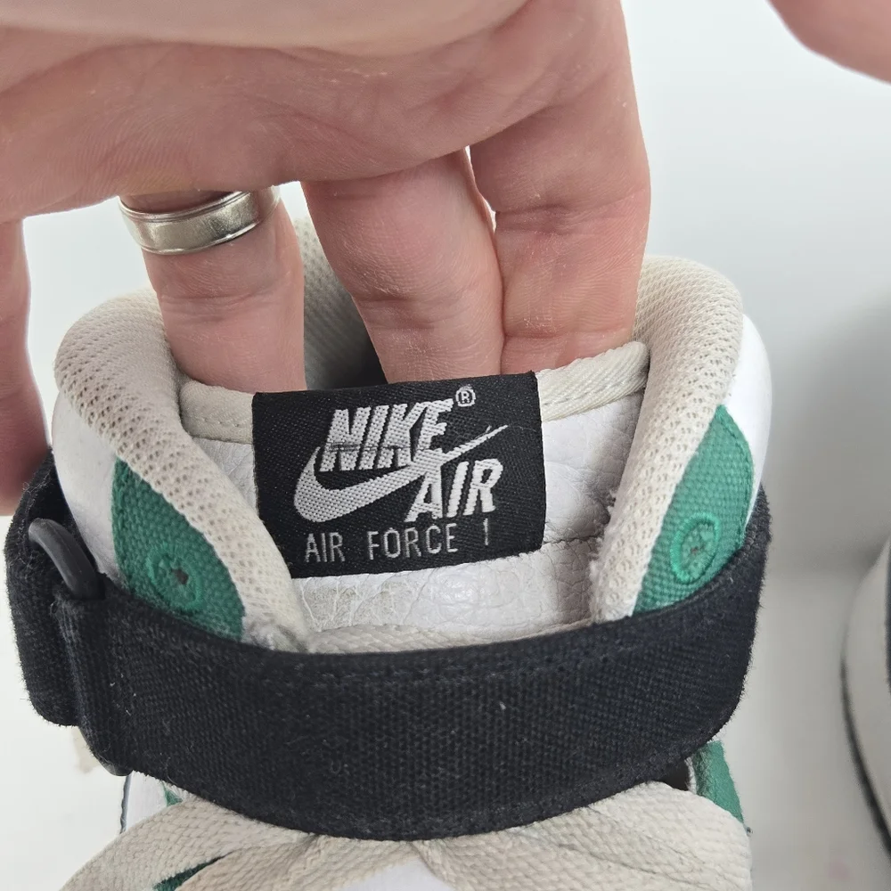 Nike Air Force 1 High Mid By You Green White Mens Size 12.5 Shoes DZ3640-900